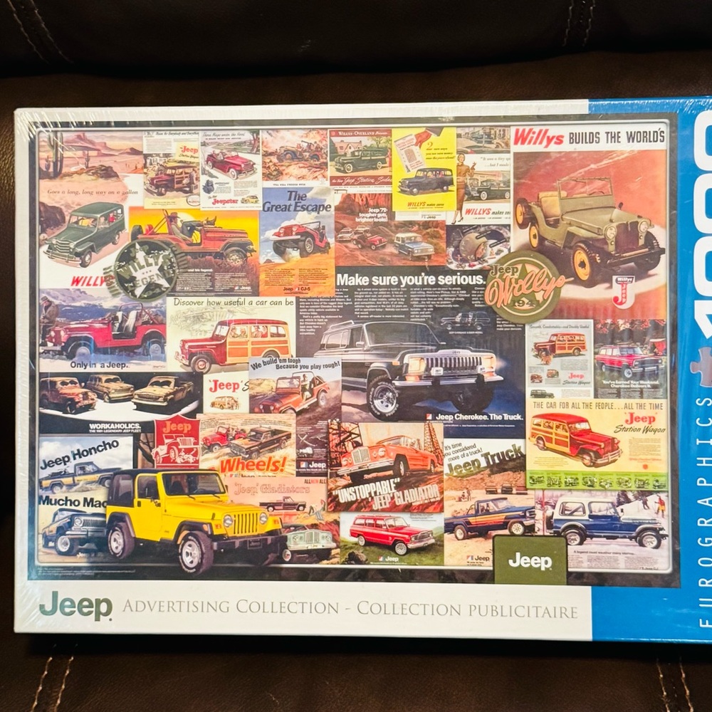 Jeep Advertising Collection Puzzle with Classic Colors